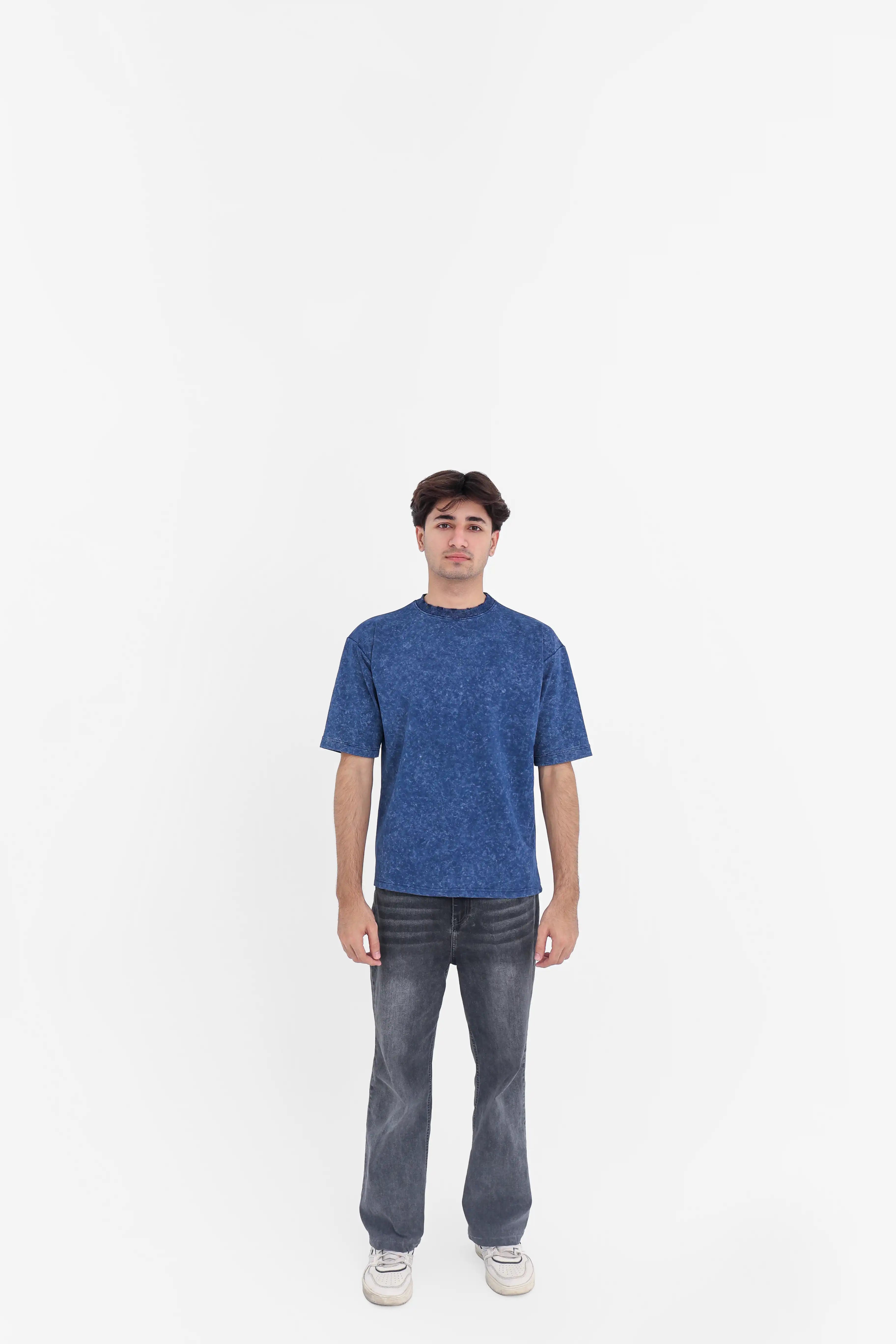 Acid Wash Blue