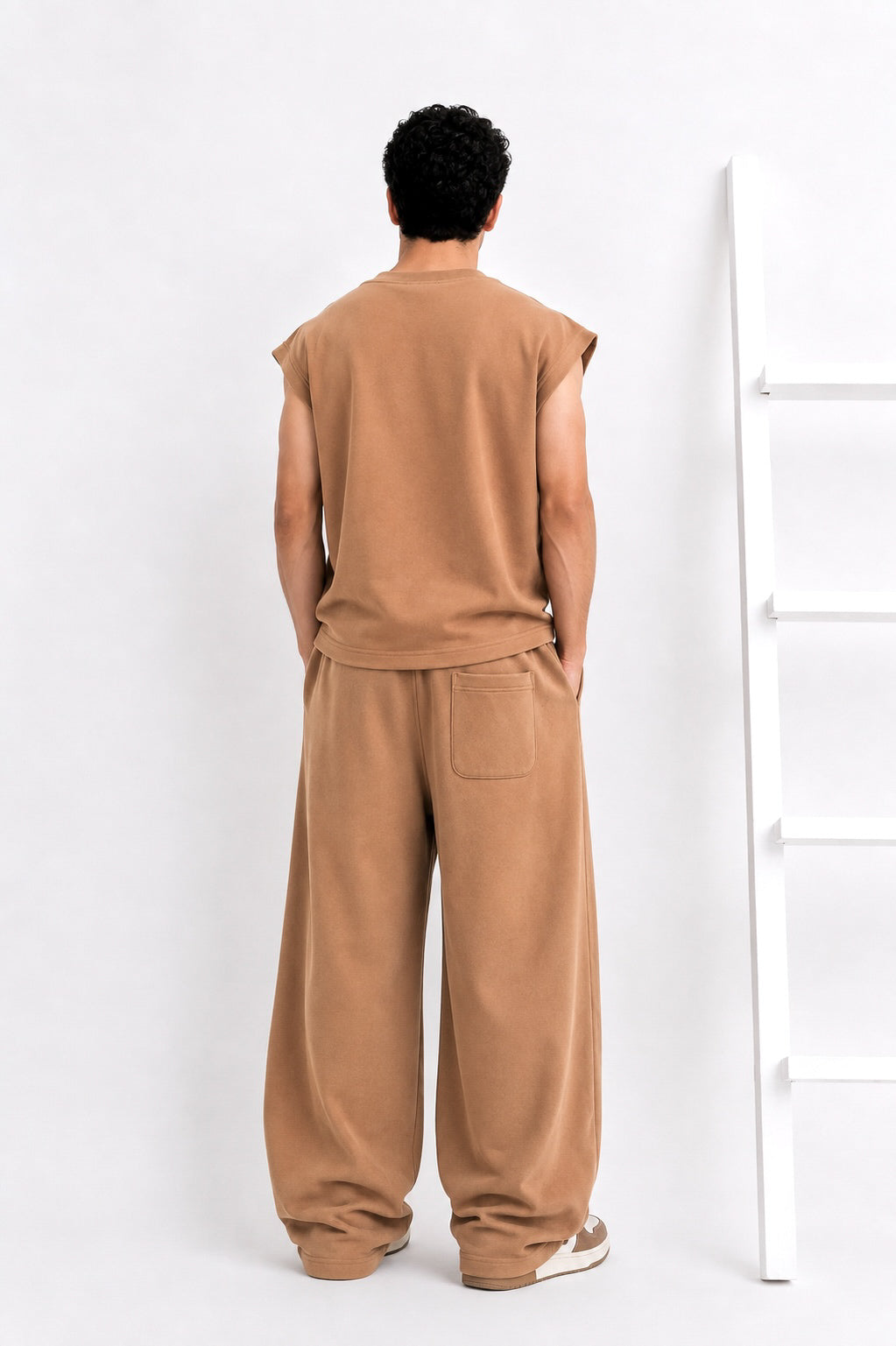 Beige Basic Tracksuit